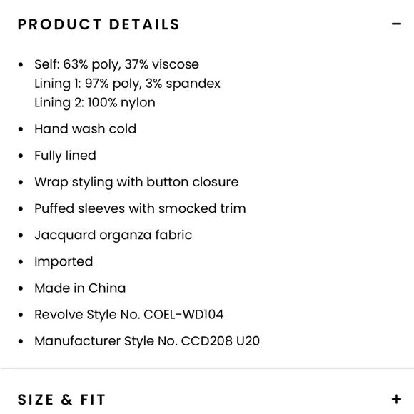 Revolve Wrap Dress CAMILA COELHO - Picture 3 of 14